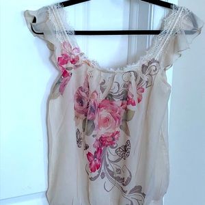 Delicate floral blouse